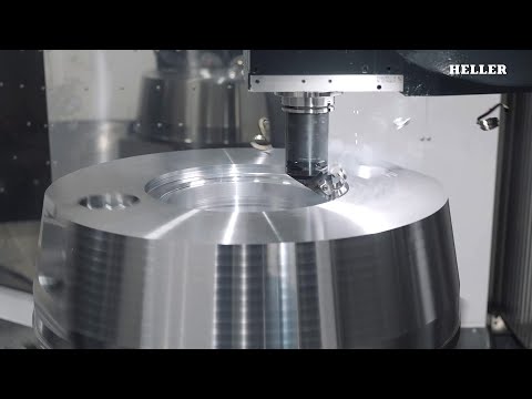 HELLER F 8000 | 5-axis demo machining | Mill-Turn