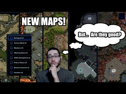 NEW 1v1 Ladder Maps! | IN-GAME Look & Review! | Starcraft 2 SC2