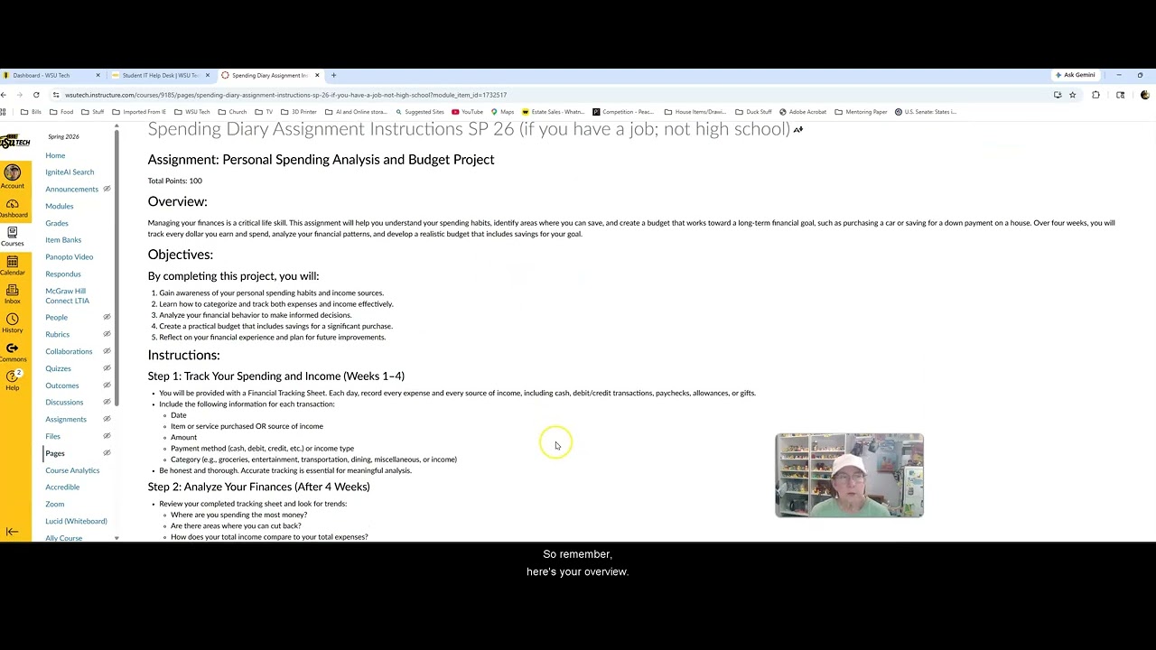 BUS 130 Overview Week 6