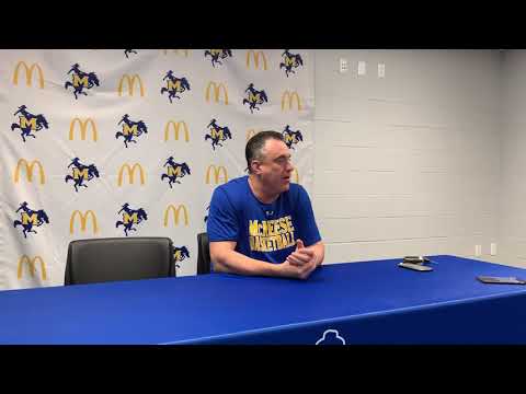 McNeese MBB | Head coach Heath Schroyer | Press conference | 2/22/2019