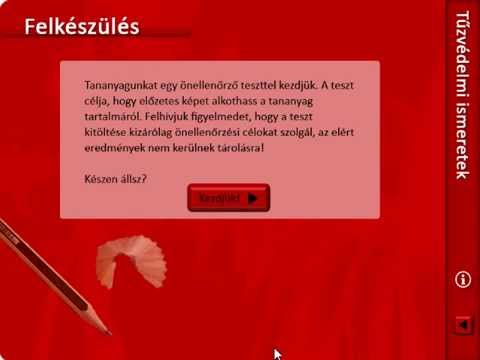 Tűzvédelem demo tananyag 2014