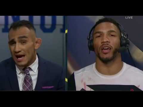 Tony Ferguson And Kevin Lee Trash Talk Heated Argument at Post Fight Show