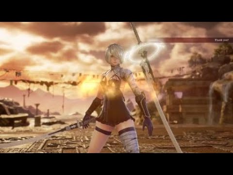 SOULCALIBUR™Ⅵ HOUND-XIII (2B) VS June_Kkachi (Setsuka)