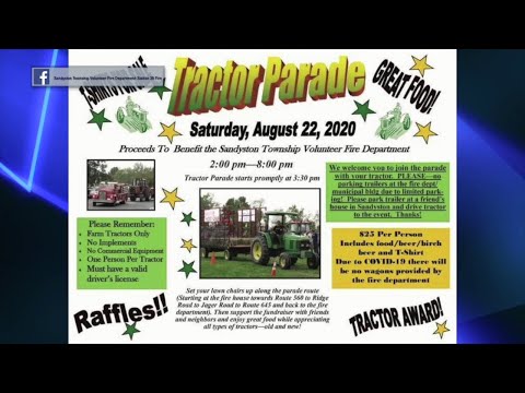 NJ Sussex County Sandyston Tractor Parade