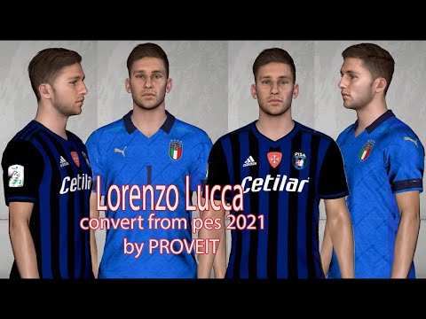 LORENZO LUCCA FROM PES 2021 TO PES 2017