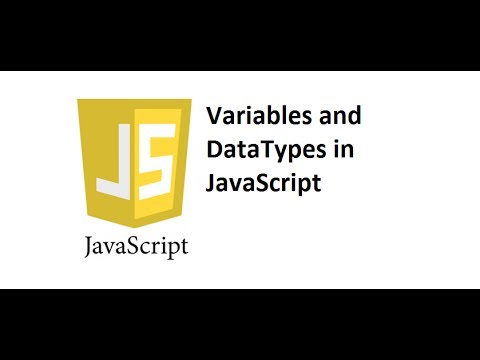 Variables And Data Types In Javascript Javascript Tutorial 1