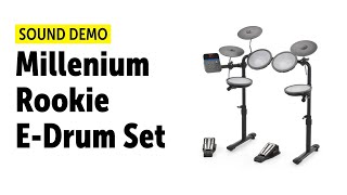 Video thumbnail for Millenium | Rookie E-Drum Set | Sound Demo (no talking) by Drums Bonedo