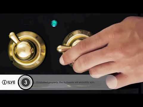 How to use the Rotisserie Oven on the ILVE Nostalgie