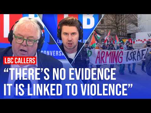 ‘Globalise the intifada’ ban: LBC callers go head-to-head