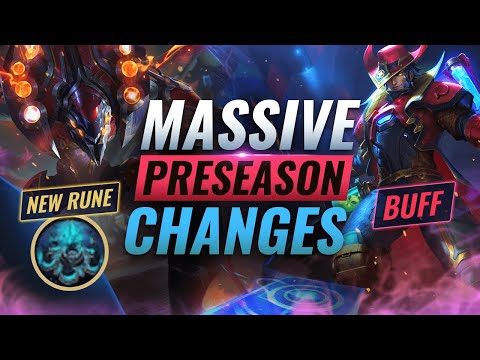 MASSIVE CHANGES: NEW Buffs + REWORKS + Runes Coming in Preseason 11 - League of Legends