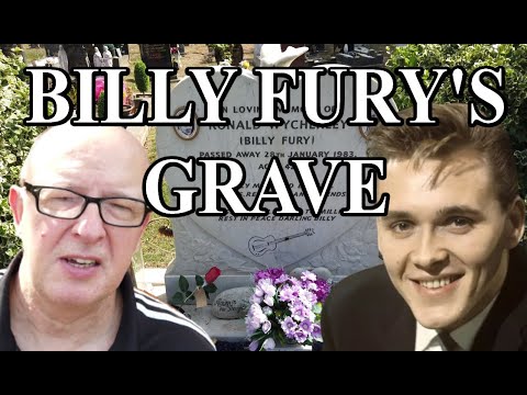BILLY FURY'S GRAVE - FAMOUS GRAVES - FINAL RESTING PLACES