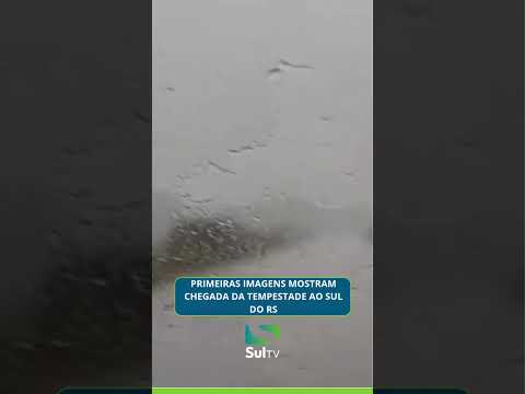 AGORA: chuva já atinge Santa Vitória do Palmar; veja as imagens