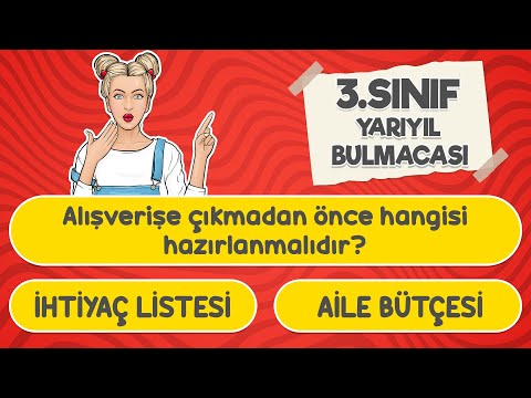 BİLGİ YARIŞMASI (3.Sınıflar ve Üzeri) 📚 - 📺 | 20 Soruda Genel Başarını Test ET! | Bul Bakalım