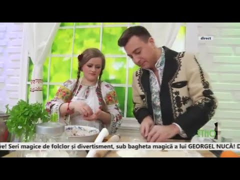 Manuela Bucataru gateste impreuna cu Valentin Sanfira la emisiunea Matinali si Populari