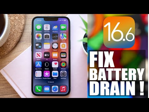 How To Fix iOS 16.6 Battery Drain Issue | ios 16.6 battery drain fix