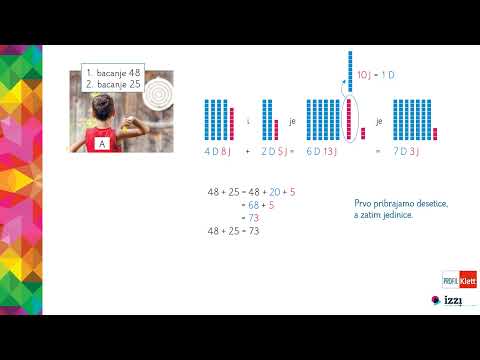 Profil Klett VIDEOLEKCIJE: Zbrajanje (48 + 25) - 2. razred