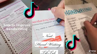 Neat Hand-Writing TikTok Compilation (Part 1)