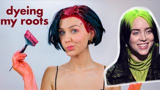 Dyeing my Roots Bright Red