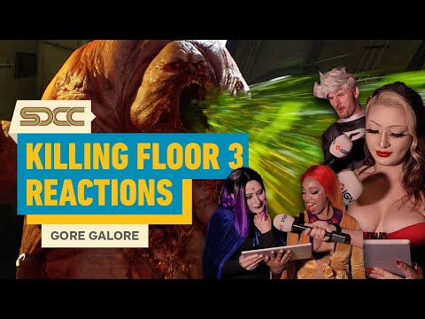 Too Much Gore? Fans React to Killing Floor 3 | SDCC 2025