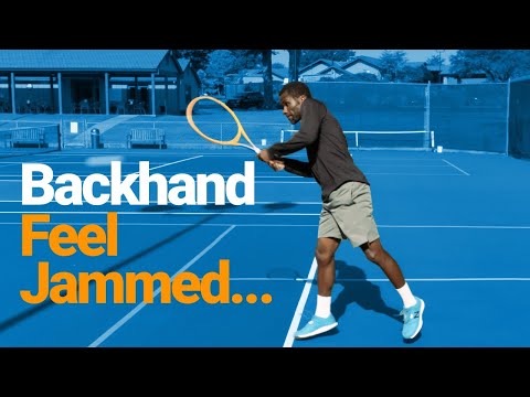 Perfect Two Handed Backhand Spacing...Never Feel Jammed again!