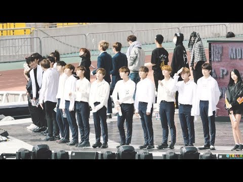 171022 Wanna One(워너원) +뉴이스트(NU'EST) /원아시아페스티벌(BOF) 리허설(rehearsal)