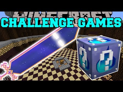 Minecraft: HAUNTED SWORD CHALLENGE GAMES - Lucky Block Mod - Modded Mini-Game