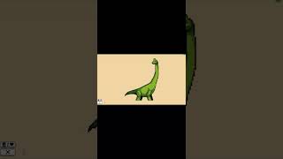 Brachiosaurus (Dinosaur Pack) | Coloring Pixels #shorts #games #relaxing #pixel #art