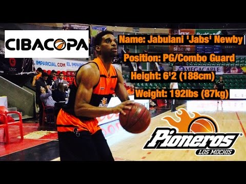 Jabs Newby 2017 CIBACOPA (Mexico) Pioneros de Los Mochis Season Highlights