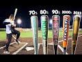 BATTLE OF THE DECADES | Which era had the hottest baseball bats?