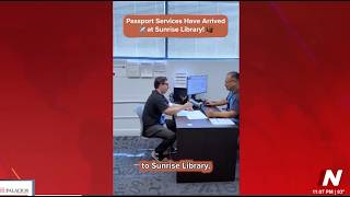 Passport Services Now Available at Sunrise Library