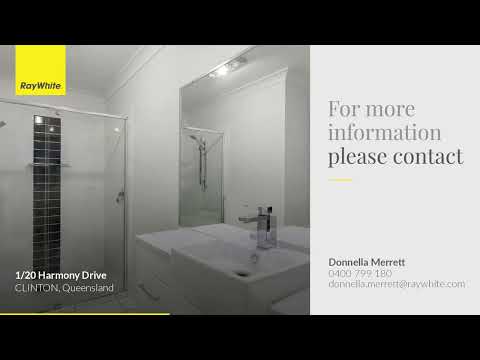 1/20 Harmony Drive, Clinton, QLD 4680, 2 રૂમ, 2 બાથરૂમ, House