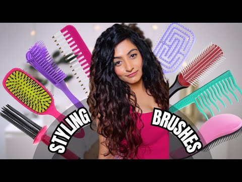 Styling Tools & Brushes for 2a-3a Wavy Hair and Loose Curls