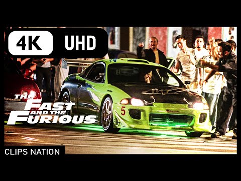 The Fast and the Furious (2001) | First Race | True 4K Ultra HD