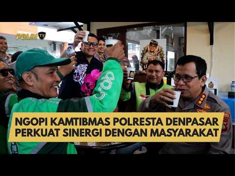 NGOPI KAMTIBMAS POLRESTA DENPASAR PERKUAT SINERGI DENGAN MASYARAKAT