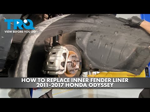 How to Replace Inner Fender Liner 2011-2017 Honda Odyssey