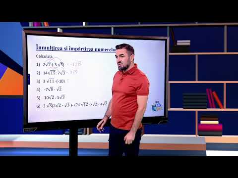 TeleŞcoala: Matematică clasa a VIII-a – Operaţii cu numere reale (@TVR2)