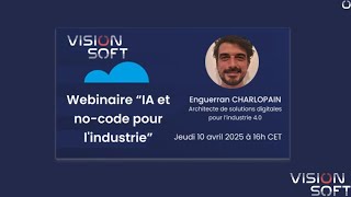 Replay webinaire IA et no-code pour l'industrie