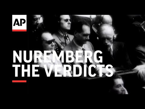 Nuremberg - The Verdicts -  1946 | Movietone Moment | 1 October 2021