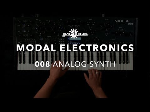 Modal Electronics 008 Analog Synth (Sounds Only) | Gear4music Demo