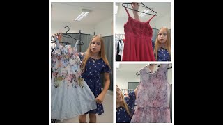 🎀 Balík 474/25 – 2,6 Kg | Dívčí šaty a sukně | Velikosti 146–158 | 10 ks | 1. jakost + cream