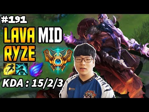 Rox Tiger Lava Ryze vs Twisted fate MID - Season 8 Challenger
