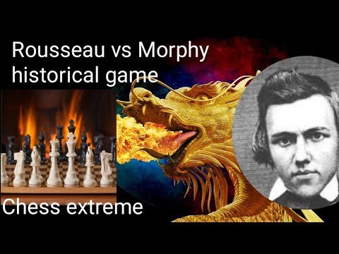 How many moves do you think Paul Morphy needs to finish a game? Morphy vs Eugene Rousseau #Chess
