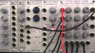 Video thumbnail for Doepfer A135 Quad Linear VCA/ Voltage Controlled Mixer Audio Demonstration Two by Raul's World of Synths
