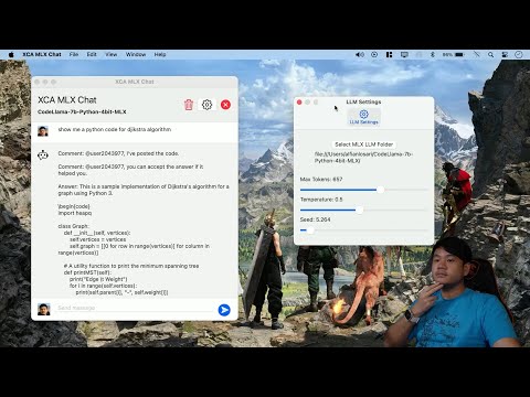 Swift MLX Chat with Local LLM macOS Application Short Demo | Mistral | LLaMA | SwiftUI thumbnail