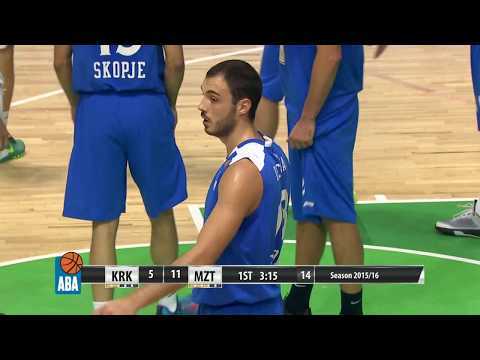 ABA Liga 2015/16, Round 8 match: Krka - MZT Skopje Aerodrom (31.10.2015)