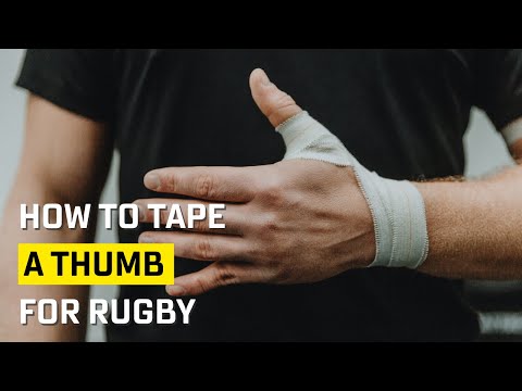 HOW TO TAPE A THUMB FOR RUGBY - ELITE THERAPY