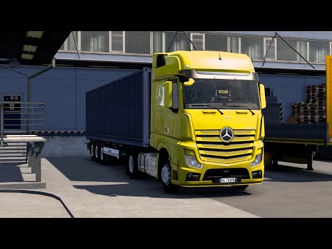 ETS2 Niko Gamper's Mercedes Benz Actros MP4 1848 2012 Trip to Lublin 🇵🇱
