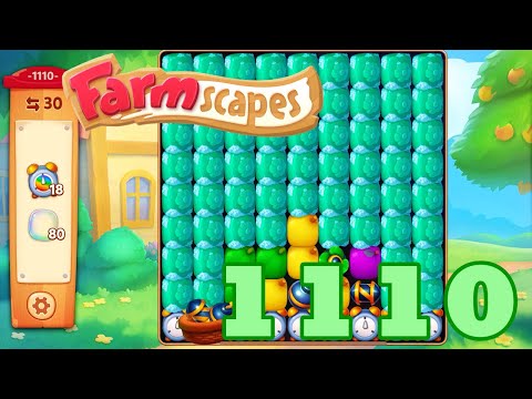 Farmscapes Level 1110 HD Gameplay Walkthrough | 3 - match game | android | ios | pc | GameGo Game