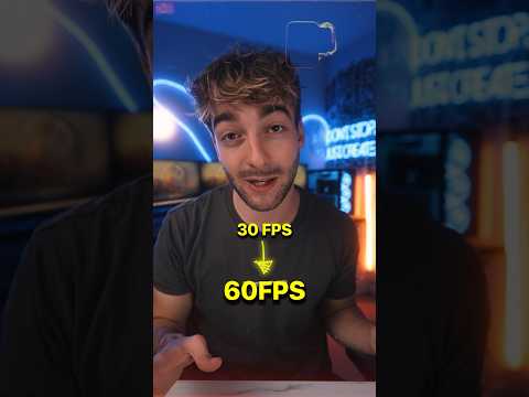 Convert 30fps video to 60fps in a few single taps!! #videoeditor #videotutorial #videoeditingtips