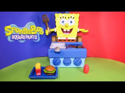 SpongeBob Squarepants Burger and Patty Maker a Toy Unboxing